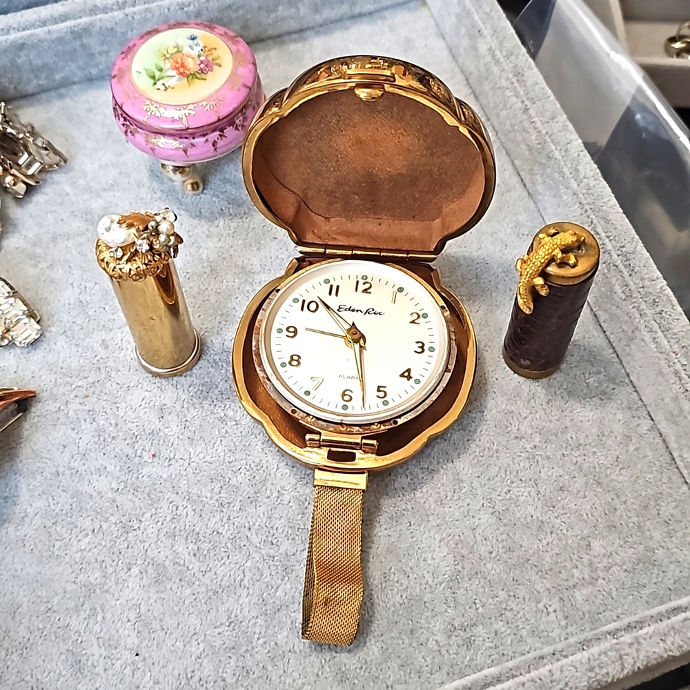 Antique German Travel Clock